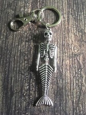 Skeleton Mermaid Keychain
