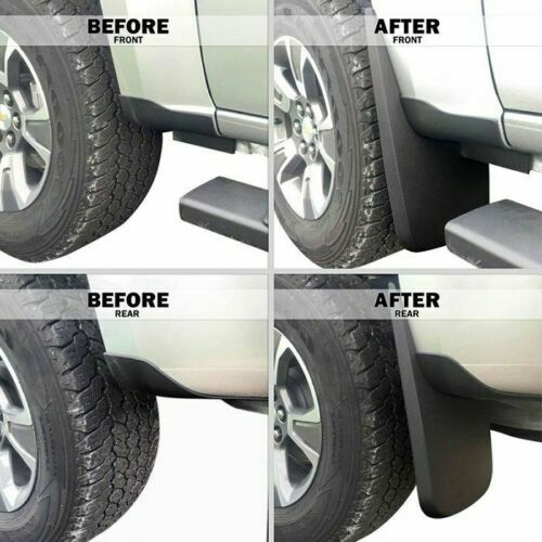 Genuine Front & Rear Molded Splash Guards Mud Flaps FOR 2015-2022 GMC Canyon - Picture 8 of 11