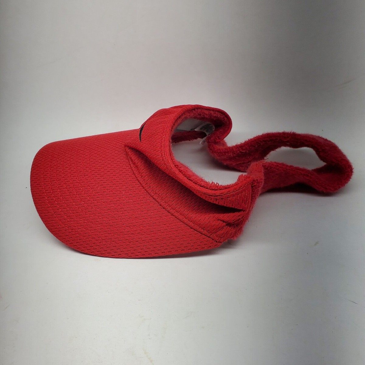 Vintage Nike Swoosh Sun Visor Hat Cap 1990s 90s Logo Running