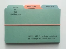 PAUL STEINER 1968 S.M.S. #6 JOHNS IN ART GALLERIES sms duchamp lichtenstein