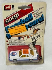 Vintage 1982 CORGI MLB Baseball Ford Mustang Cobra Detroit Tigers, 1/64