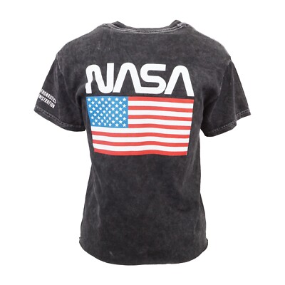 FIFTH SUN NASA VINTAGE WASH RAW HEM T SHIRT