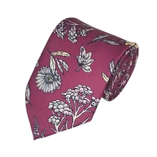 Romario Manzini® Men's Smooth Floral PRINTED DESIGN TIE