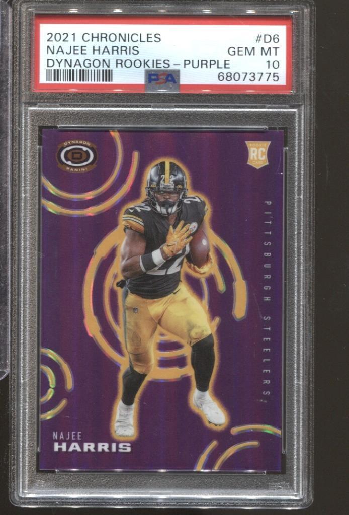 Najee Harris Panini Chronicles Dynagon Rookies #D6 Purple
