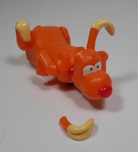 DIC 2005 INSPECTOR GADGET BRAIN THE DOG 4'' PLASTIC FIGURE TOY w/ RUNNING ACTION - Picture 3 of 10