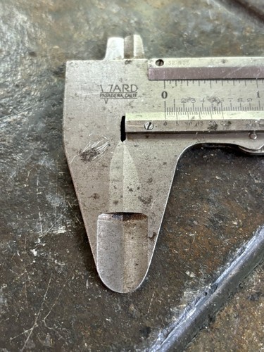 Vintage VARD 7" Vernier Caliper Machinist Tool Pasadena California - Picture 3 of 7