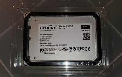 Crucial MX500 500GB 3D NAND SATA 2.5 Inch up to 560MB/s SSD CT500MX500SSD1