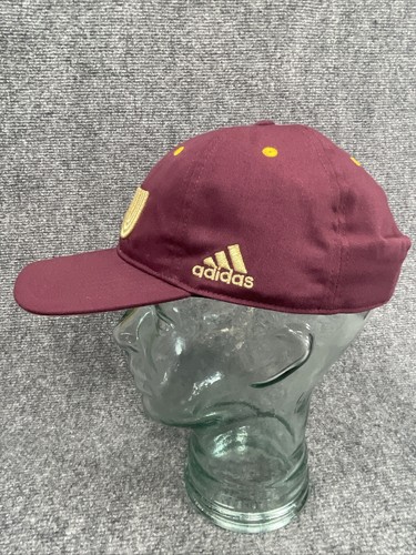 Arizona State Sun Devils Hat Maroon Shiny ASU Logo Strap-Back Baseball Cap NCAA - Picture 3 of 6
