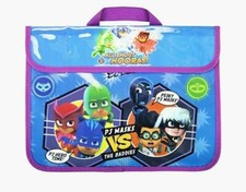 PJ MASKS SCHOOL BOOK BAG Kids Travel Back To School Gift 
