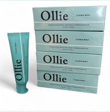 Ollie 10 nano HYDROXYAPATITE Clean Mint toothpaste 4-pack