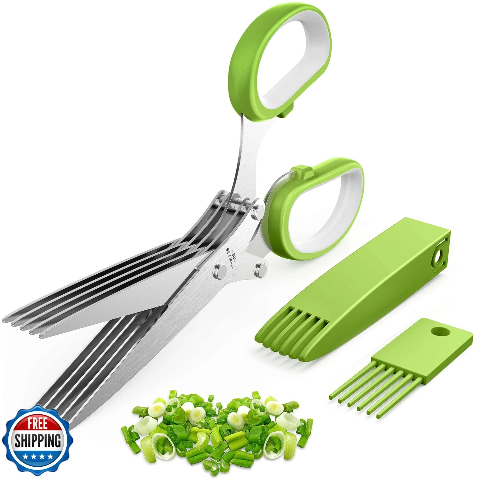 2025 Upgraded Herb Scissors, Effortless Herb Shears Cutter Tool w
Opens in a new window or tab