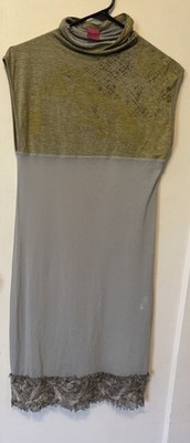 Save The Queen XL Cowl Neck Dress Sheer Bottom 