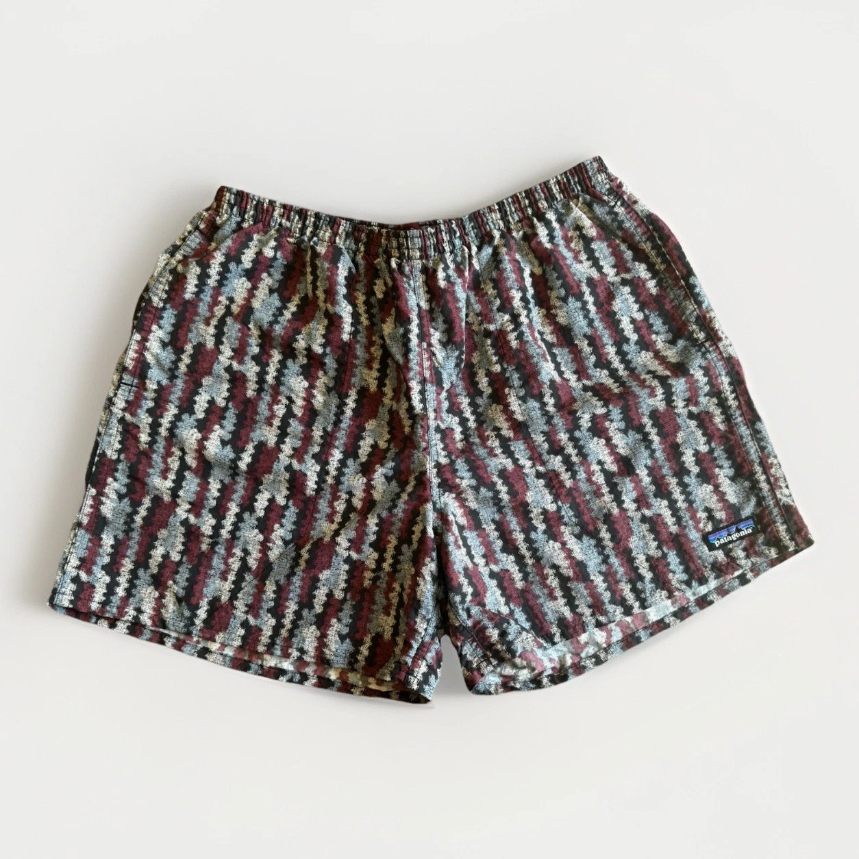 Patagonia Baggies Shorts L NetPlus Recycled Nylon Trail Print 4” DWR See Descr.