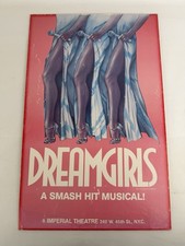 VTG 1981 Original DreamGirls Musical Imperial Theatre NYC Window Card Poster