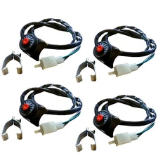 Motorcycle Kill Switch Red Push Button Horn Starter Dirt Bike KTM ATV Dual Sport