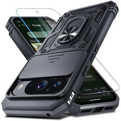 Janmitta Case Compatible with Google Pixel 10/10 for Pro, Black