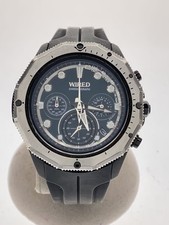 WIRED Quartz Watch Analog Rubber BLU BLK SS VK63 K100