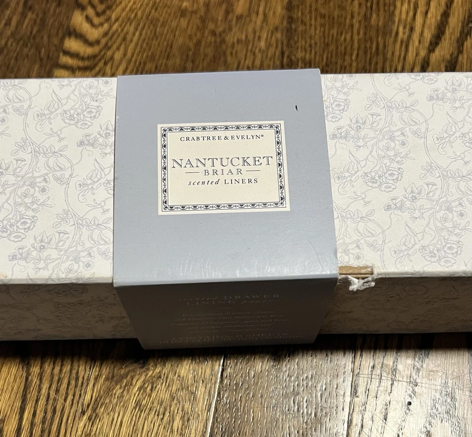 Crabtree & Evelyn Nantucket Briar Scented Paper Drawer Liners NEW Box of 6 18x24 - Image 2 of 4