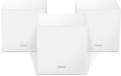 Nova Mesh Wifi System MW12 - Covers up to 6000 Sq.Ft - Tri-Band AC2100 Whole Hom