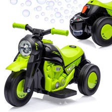 Garvee Kids 3 Wheels Motorbike 6V Ride on Bubble Car Electric Motorcycle Toys
