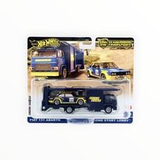 Hot Wheels Fiat 131 Abarth / Second Story Lorry - Car Culture: Team Transport A