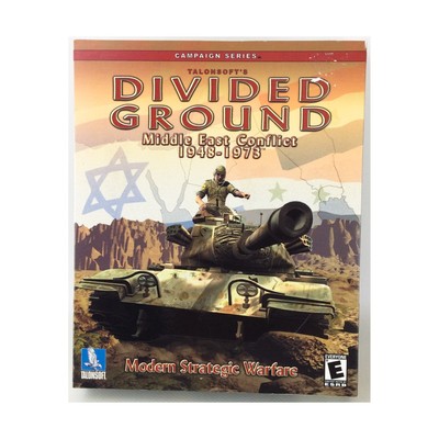Computer Wargame Divided Ground - Middle East Conflict 1948-1973 New
