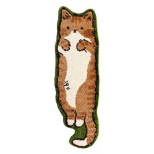 Cat Rug Cute Cartoon Cat Shaped Rug Irregular Shaped Non-Slip Washable