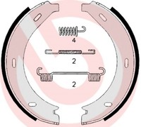 Brembo S 50 517 Bremsbackensatz, Feststellbremse For MERCEDES-BENZ