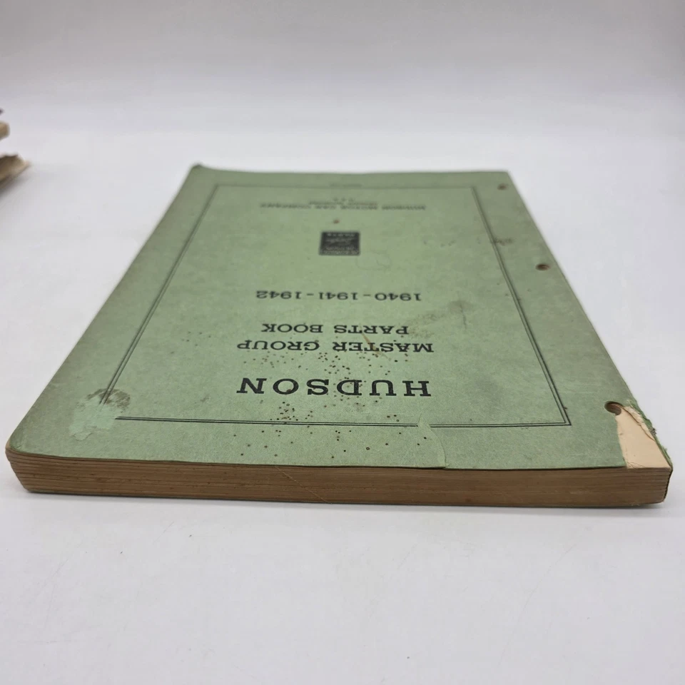 1940 1941 1942 Hudson Illustrated Master Parts Book Catalog Original Genuine - Image 4 of 4