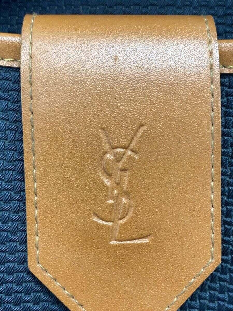 Borsa YVES SAINT LAURENT Boston PVC nera tinta unita usata