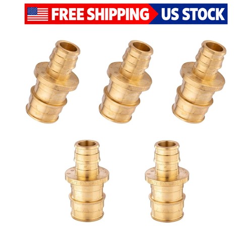 PEX-A Expansion Fittings FOR Plumbing Systems 1/2 Inch x 3/4 Inch Brass