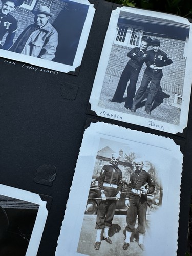 VTG 1942 Photo Album Navy Sailor Amazing Photos Tons Not Seen In Photos Filled - Picture 23 of 24