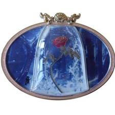 Disney Trading Pin 173889 Artland The Rose Oval Signature Beauty and the Beast