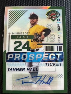 Tanner Hall 2024 Panini Prospect Edition Prizm RC Autograph