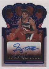 2021-22 Panini Crown Royale Rookie Blue 49/75 Greg Brown III #RC-GBR Auto 0qw3