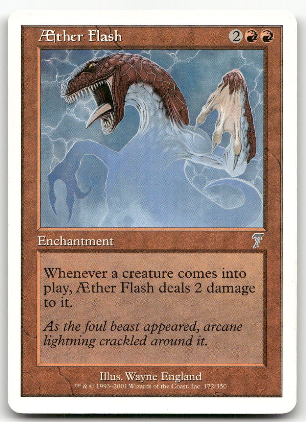 Aether Flash #172 (MP) 7th Edition 7ED Magic MTG
