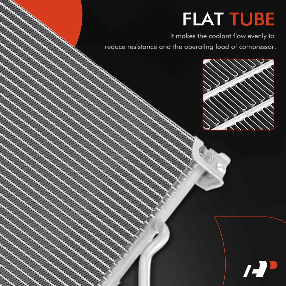 A-Premium A/C AC Condenser with Bracket for Mitsubishi Eclipse 95-99 Eagle Talon - Image 3 of 4