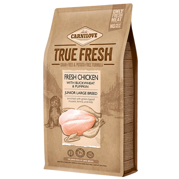 Carnilove True Fresh Duck Junior Large Breed Dry Dog Food – 1.5kg