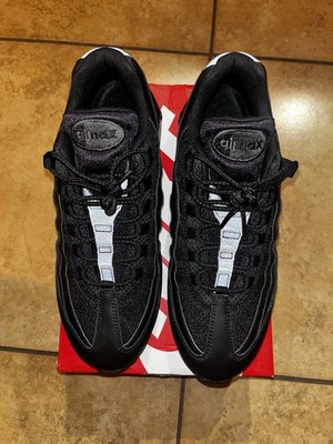 Nike Air Max 95 OG Big Bubble 'Black Anthracite' Leather Sneaker