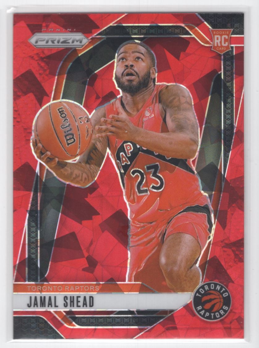 #241 2024-25 Prizm RED ICE * Jamal Shead RC Raptors