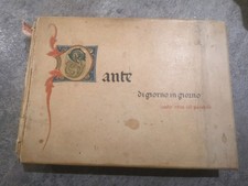 Dante Di giorno in giorno (day to day) hardback book 1894. Rare book