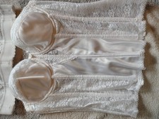 Dominique COLETTE 8949 Satin and Lace Corset Bridal Bra Buster Wedding 38b