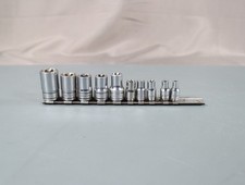 Snap-On 210AFLEY 10pc Combination Drive inverted TORX Shallow Socket Set E4-E18