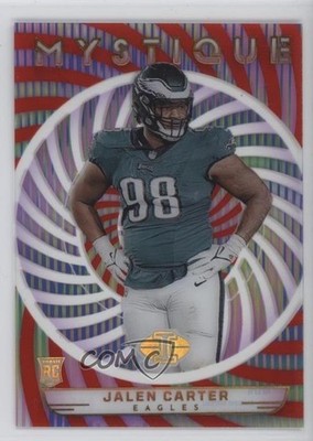 2023 Panini Illusions Mystique Red 65/199 Jalen Carter #14 17uv