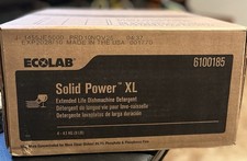 Ecolab 6100185 Solid Power XL DishMachine Detergent - 9 lbs, Pack of 4 Exp 2029
