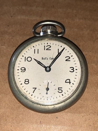 Vintage Columbia Time Products Bulls Eye Pocket Watch (Lot#1) | eBay