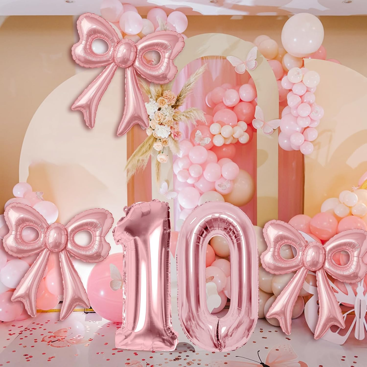 Geburtstagsdeko Für 6-jähriges Mädchen – Rosa Ballons, Banner & Pompons Für Perfekte Party