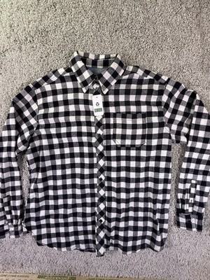NWT Lands' End Womens Size XS Button Down Shirt Western Rodeo Camping Flannel