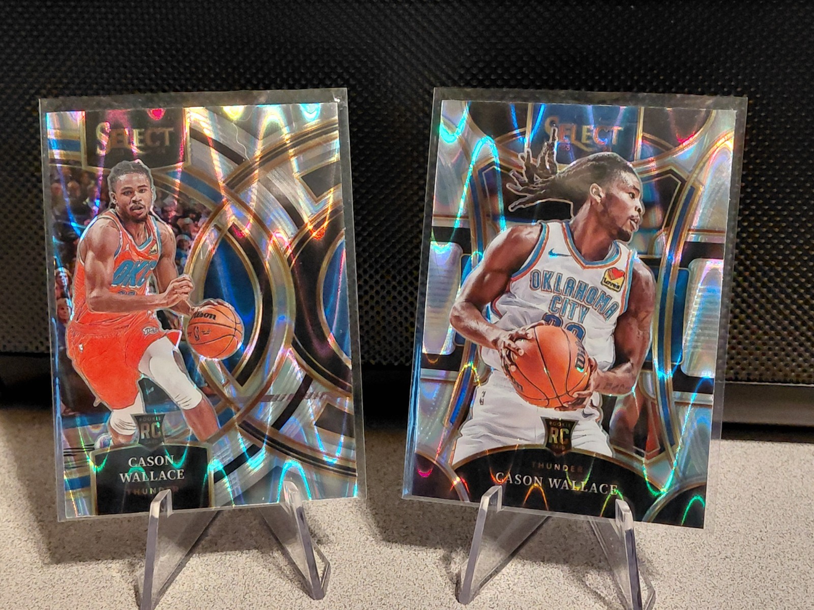 2023 Select Premier Mezzanine Tectonic Prizm Cason Wallace RC #103 #321 Rookie