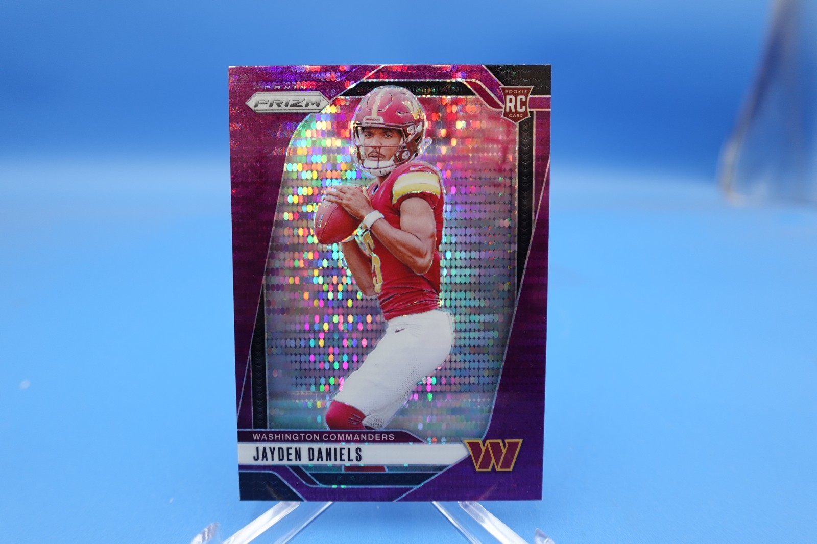 2024 Prizm Jayden Daniels #347 RC Purple Pulsar